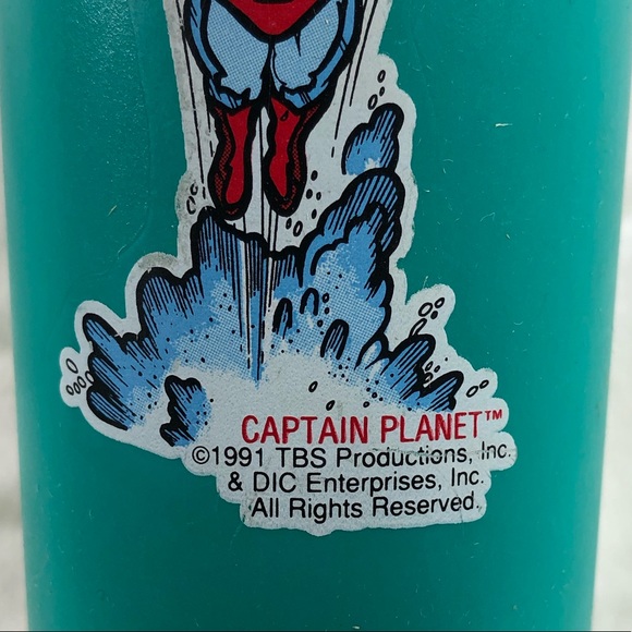 Capitan Planet Tupperware Tumblers - Picture 3 of 4